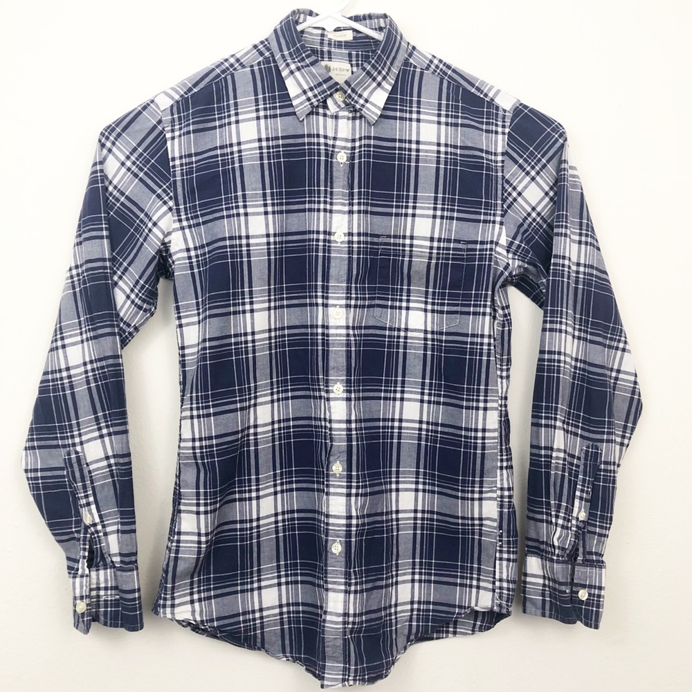 J. Crew Tailored Fit Button Down Shirt Size Small - Picture 1 of 3